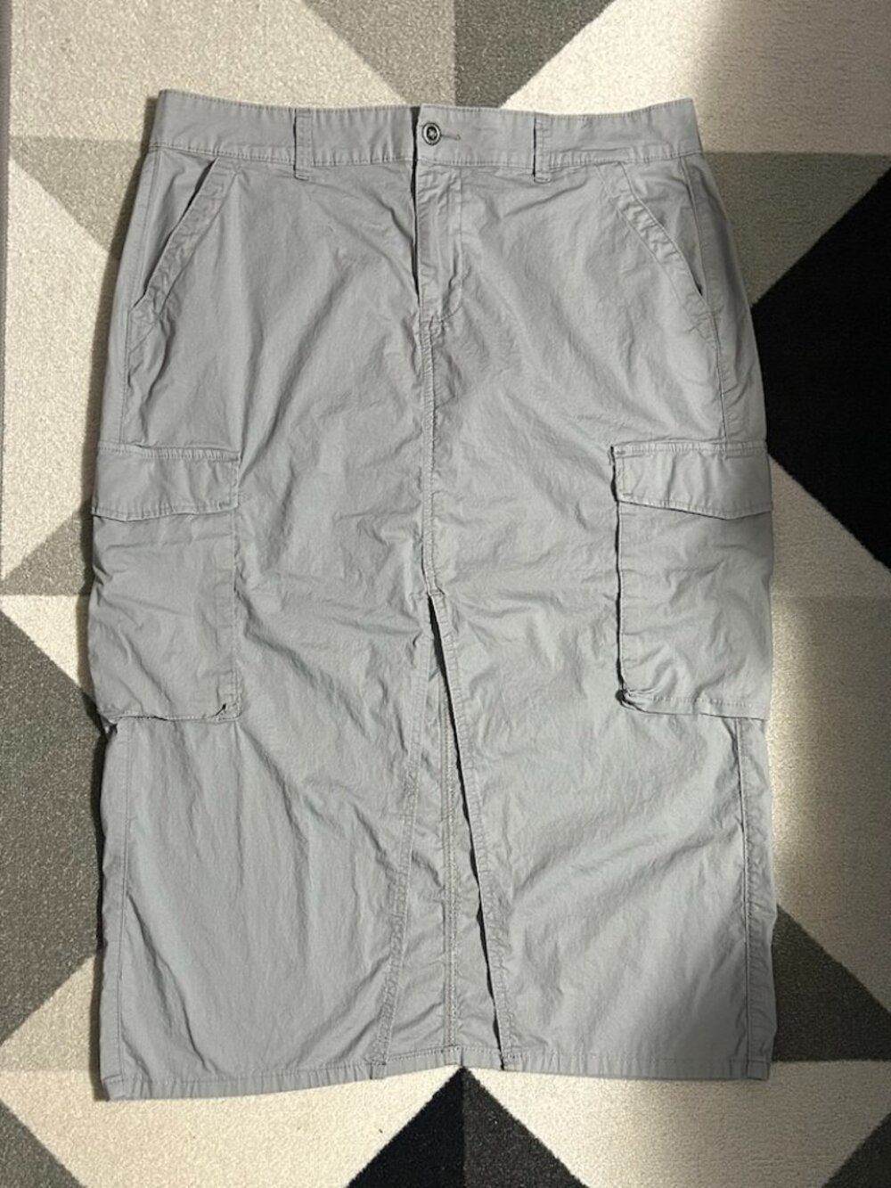 Torrid Dove Gray Cargo Maxi Skirt Women's Size 16